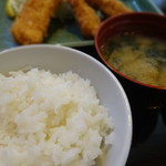 山口家一樹 - フライランチの白飯