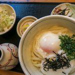 無添さぬきめん あじ豊 - 「山温玉ぶっかっけ」（700円）