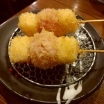 大阪串かつ　テンテコマイ - チーズトマト（100円）
