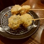 大阪串かつ　テンテコマイ - 椎茸（100円）