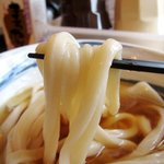 さぬきうどん嘉希 - ひやひや うどん持ち上げ