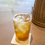 工房レストラン wakuden モーリ - 和三盆山椒ソーダ　自家製実山椒ジュース