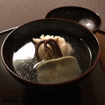 御料理 寺沢 - 鮎魚女､西蕨､蓬麩の椀物