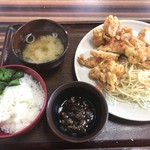 まんぷくキッチン - からあげ定食、いただきま〜す