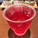 とんかつ・串揚げ 冨岳 - 紫蘇のジュース