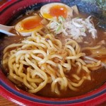 Ramen Shina Chiku - みそらーめん＋味玉の麺