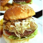 AS CLASSICS DINER - オニオンマッシュルームバーガー１，３６５円