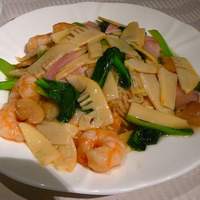 中国料理 「望海楼」 ヒルトン福岡シーホーク - 【海老あんかけ焼きそば…1,320円】2011/8