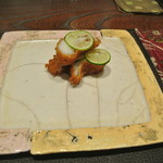 傳 - 鱧と塩漬けのすだち