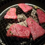 肉と日本酒 - 最高です