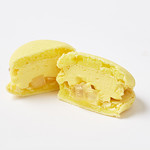 Q-pot CAFE. - ほど良い酸味のレモンガナッシュとレモンゼリーで
甘味と酸味に、食感も楽しめる新感覚のマカロン。