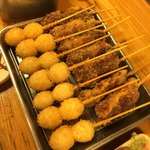 立呑み 龍馬 - 鶉とウナギかば焼きのフライ人数分