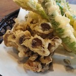 元祖手打そば いづるや - 季節の野菜盛り合わせ