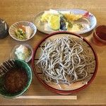 Takatoo Soba Irinoya - 辛味おろし天ざるそば¥1,400辛味おろし天ざるそば¥1,400