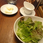 讃喫茶室 - サラダ＋バター