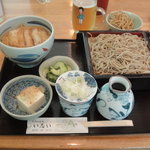 手打ち蕎麦 い志い - カツ丼セット（１，３６０円）