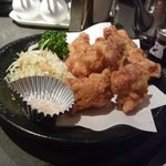 悠苑 - ランチの唐揚げ