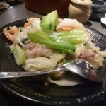 悠苑 - ランチの八宝菜