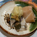 うを徳 - 2018.8 勝浦黒アワビ 愛媛絹かわなす 青森長芋