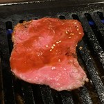 カウンター焼肉専門 焼肉おおにし - (料理)赤身肉①