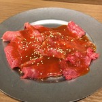 カウンター焼肉専門 焼肉おおにし - (料理)赤身のおおにし②
