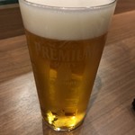 カウンター焼肉専門 焼肉おおにし - (ドリンク)生ビール(プレミアムモルツ)