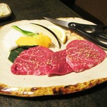 炭火焼肉 米沢亭 - ヒレ。3013円