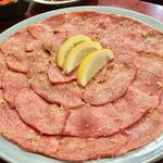 焼肉 静龍苑 - タン塩　2,900円×5人前=14,500円