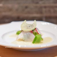 Kakyo 花鏡  - 明石の鯛のサラダ仕立て、 酢橘と山葵のドレッシング