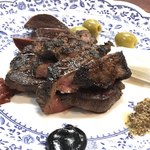 清加和 - 牛タンの網焼き