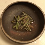 鰻はし本 - じゅん菜とゆきえびの先付