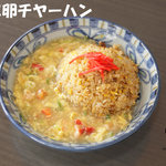 麺屋 ○まる - カニ卵チャーハン　　チャーハン＋あんかけカニ卵が美味しい