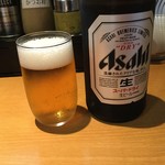 麺匠 清兵衛 - 麺匠 清兵衛　「瓶ビール(スーパードライ中瓶)」500円