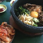 創作茶屋 まきの木 - 石焼ビビンバ