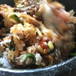 創作茶屋 まきの木 - 石焼ビビンバ