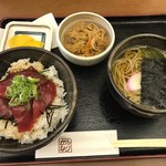 せんなり - H.30.7.19.昼 まぐろ漬丼定食 700円税込