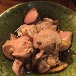 焼鳥 酉たけ - 絶対に食べないといけないレバーの醤油漬け　特に貧血気味の女性には食べていただきたいです