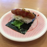 かっぱ寿司 - ウインナーテマキマスタード  玉ねぎがいいアクセント