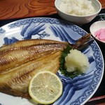 ゆらら亭 - ほっけ定食1,000円