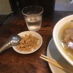 らーめん 鉢ノ葦葉 - 唐辛子と挽肉  味変え用  100円