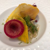 ジュー ドゥ マルシェ - ランチ4,309円-前菜-北海つぶ貝のサラダ仕立て