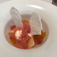 ジュー ドゥ マルシェ - ランチ4,309円-デザート2-桃の白ワインコンポート