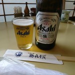 比叡山麓 鶴喜そば - 瓶ビール\590
