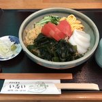 手打ち蕎麦 い志い - 冷やしたぬきそば 大盛り