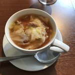 Tia blanca - スープはトマトとコンソメ風味