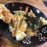 谷町 一味禅 - 海老穴子天丼（￥900）