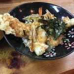 谷町 一味禅 - 海老穴子天丼（￥900）