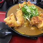 極楽うどん TKU - 鶏天カレーうどん（￥950）