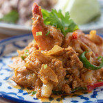 Kung Patpong Curry/Stir-fried shrimp with Curry sauce