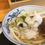 ふる里うどん  - 熱々なのでハモハモしながら頂きました